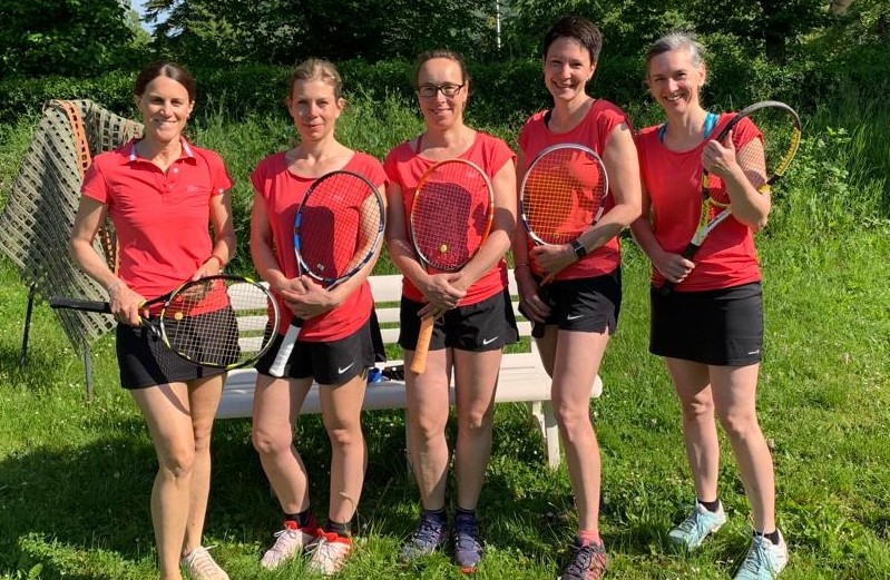 Damen 40 der Tennisabteilung des TSV Hirschau