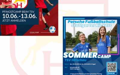 Fußballcamps an Pfingsten und den Sommerferien – Infos und Anmeldung