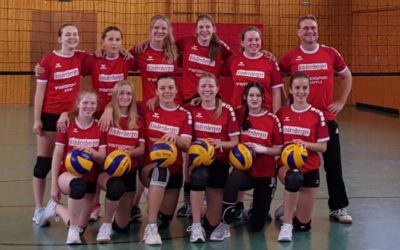 Die U-18 Volleyballerinnen feiern zwei Siege in der zweiten Spielrunde der Leistungsstaffel/Landesliga